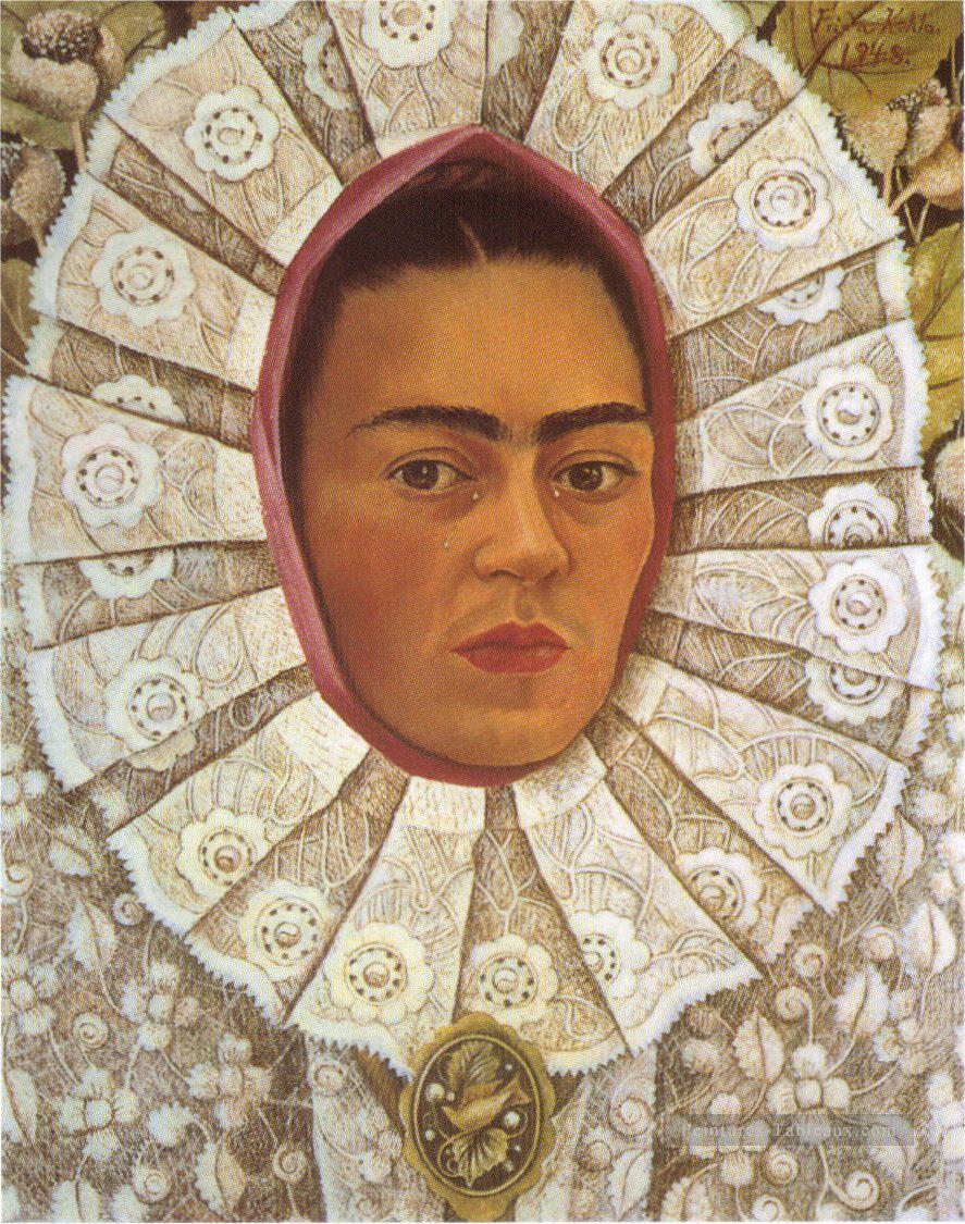 Autoportrait 2 féminisme Frida Kahlo Peintures à l'huile